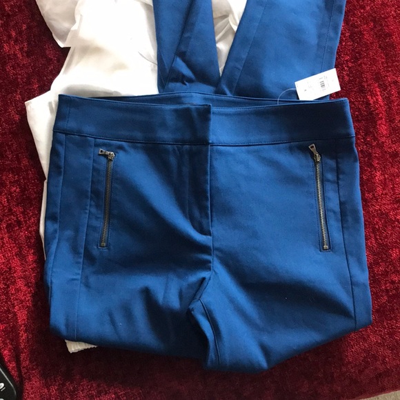 Loft Marisa Skinny Trousers with Zip Front Pockets - Picture 3 of 3